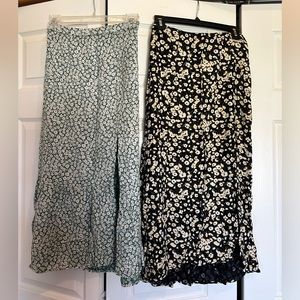 Two (2) midi skirts from Abercrombie & Fitch.